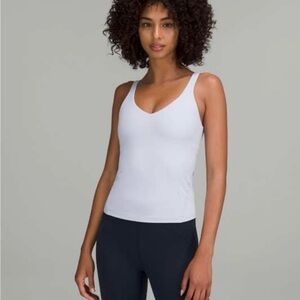 Lululemon Athletica White and Tan Sports Bra